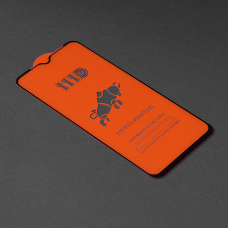 Folie de protectie Techsuit 111D Full Cover / Full Glue Glass compatibil cu Xiaomi Poco M3 / Redmi 9 Power / Redmi 9T, Negru