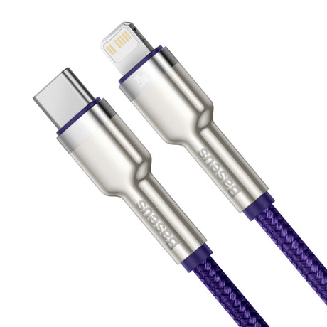 Cablu Baseus Cafule Series Metal (CATLJK-B05), Type-C to Lightning, 20W, 2m, Mov
