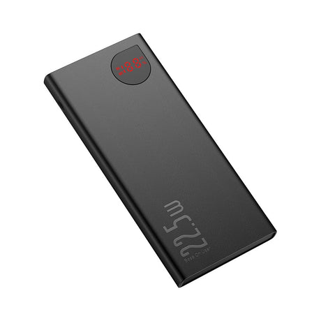 Baterie externa Baseus Adaman (PPAD070001), 2x USB, Type-C, Lightning, Micro-USB, Fast Charging, 22.5W, 10000mAh, Negru