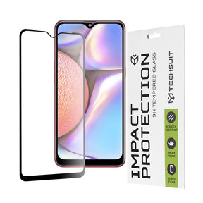 Folie de protectie Techsuit 111D Full Cover / Full Glue Glass compatibil cu Samsung Galaxy A10 / A10s / M01s / M10, Negru