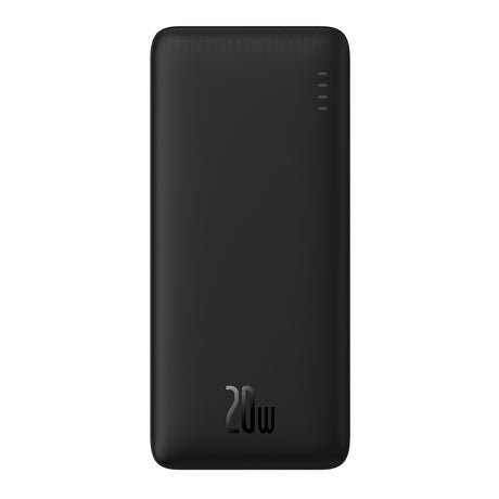 Baterie externa Baseus Airpow (PPQD090001), USB, Type-C, Micro-USB, 20W, 10000mAh, with Cable Type-C, Negru