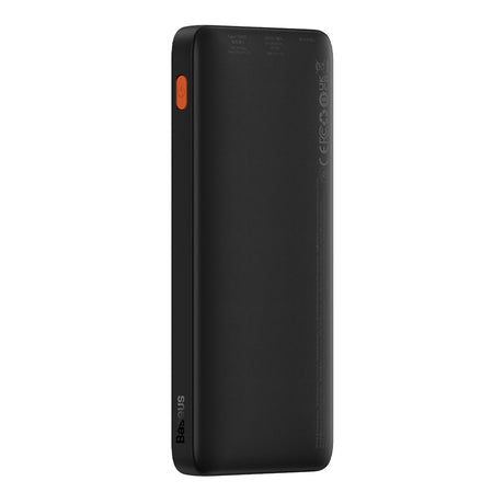 Baterie externa Baseus Airpow (PPQD090001), USB, Type-C, Micro-USB, 20W, 10000mAh, with Cable Type-C, Negru