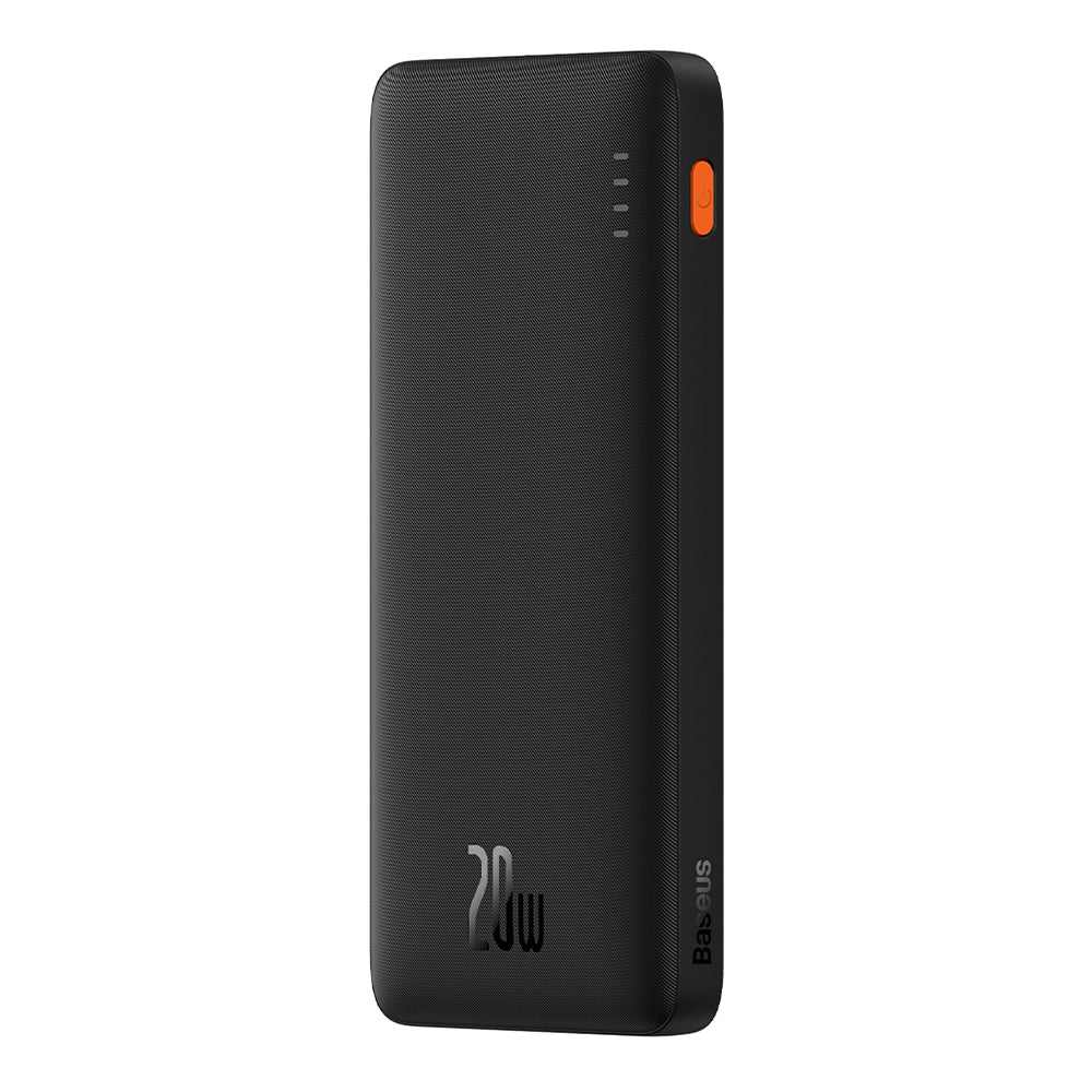 Baterie externa Baseus Airpow (PPQD090001), USB, Type-C, Micro-USB, 20W, 10000mAh, with Cable Type-C, Negru