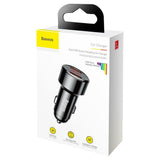 Incarcator Baseus Car Magic Series (CCMLC20A-01), Fast Charging, 45W, 2x USB, Negru