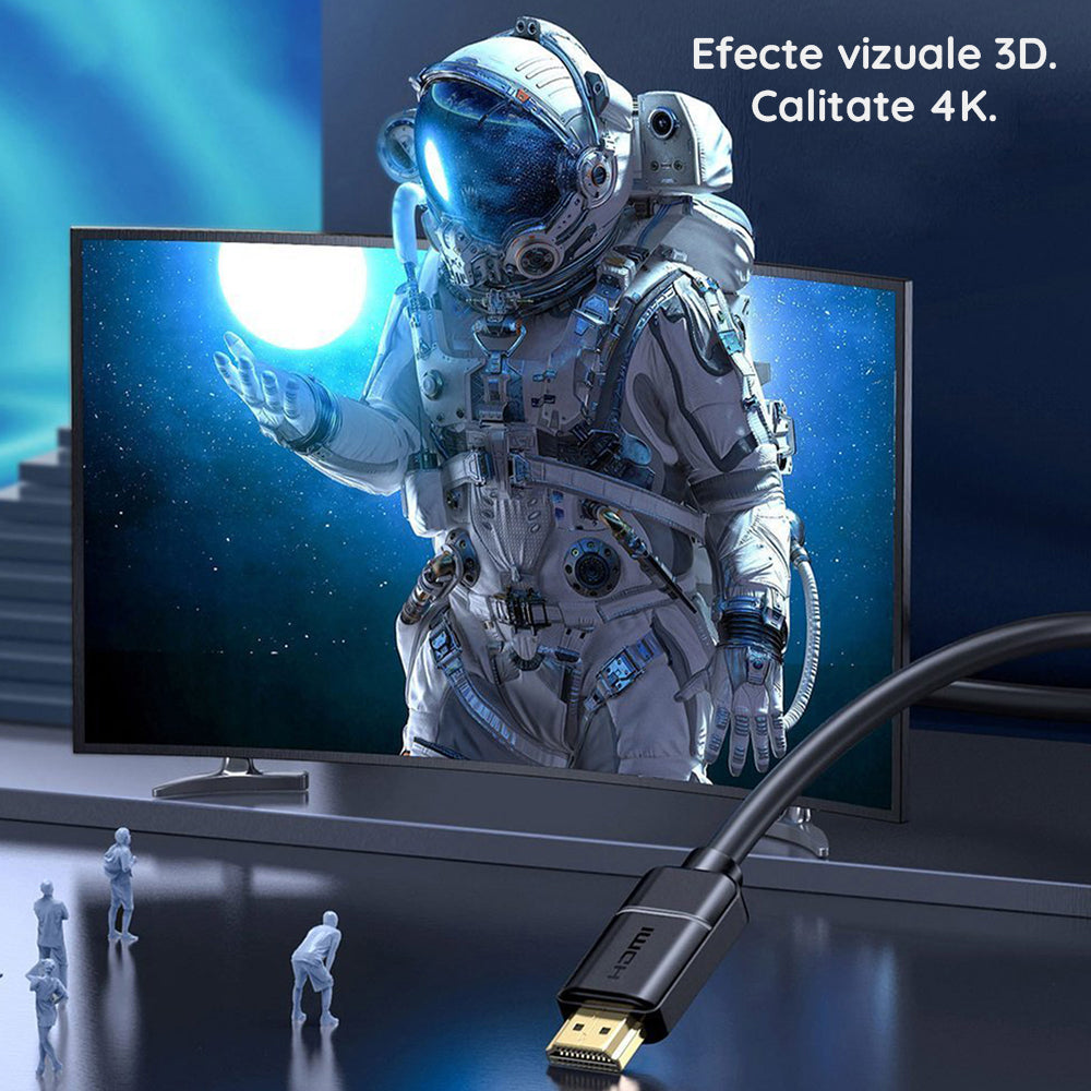 Cablu Baseus (CAKGQ-D01), HDMI, 5m, Negru