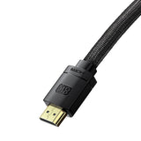 Adaptor Baseus Video Cable (CAKGQ-L01), HDMI to HDMI, High Definition, 3m, Negru