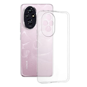 Husa de protectie Techsuit Clear Silicone compatibil cu Honor 200, Transparent