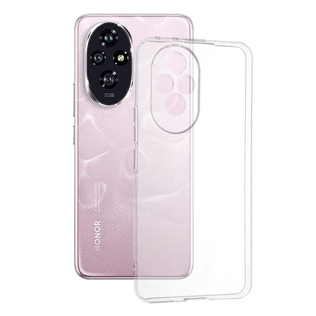 Husa de protectie Techsuit Clear Silicone compatibil cu Honor 200, Transparent