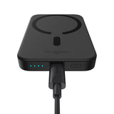 Baterie externa Baseus Mini Air (P10059002113-00), Type-C, MagSafe Charging, 20W, 6000mAh, with Cable Type-C, 30cm, Negru