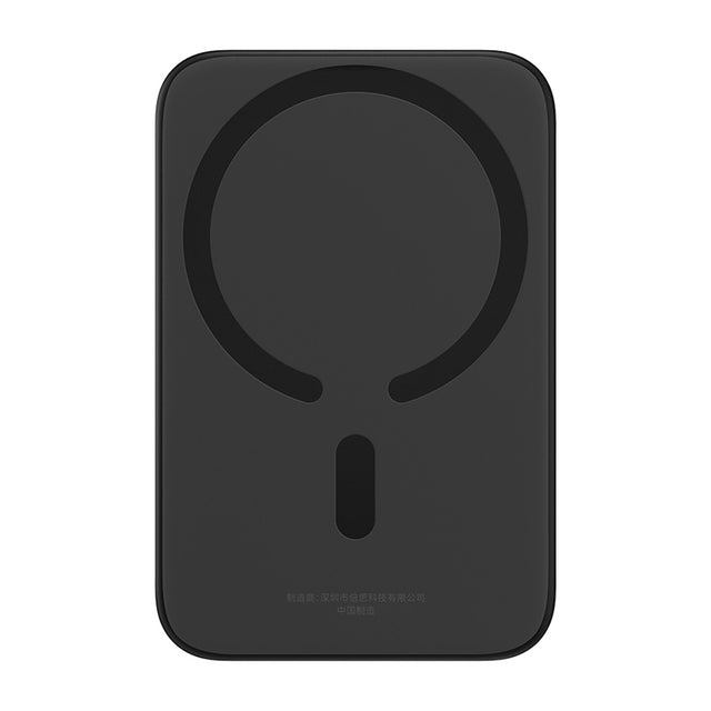 Baterie externa Baseus Mini Air (P10059002113-00), Type-C, MagSafe Charging, 20W, 6000mAh, with Cable Type-C, 30cm, Negru