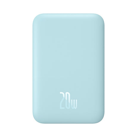 Baterie externa Baseus Mini Air (P10059002313-00), Type-C, MagSafe Charging, 20W, 6000mAh, with Cable Type-C, 30cm, Albastru
