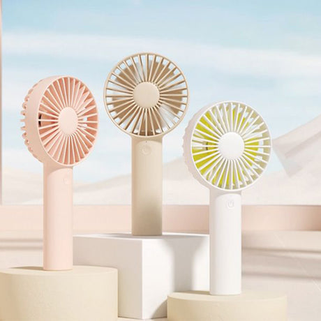 JisuLife Premium Handheld Fan Life1 Plus (FA21), Portable, Type-C, 3 Speeds, 2000mAh, Maro
