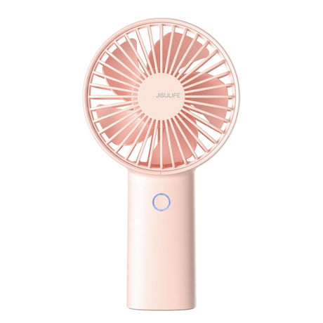 JisuLife Premium Mini Hand Fan Life3 (F2B), Portable, Ultra-Silent, Type-C, 3 Speeds, 4000mAh, Roz