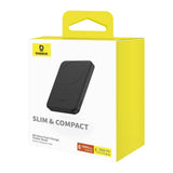Baterie externa Baseus Mini (P10022107113-00), Type-C, MagSafe Charging, 20W, 5000mAh, with Cable Type-C, 30cm, Negru