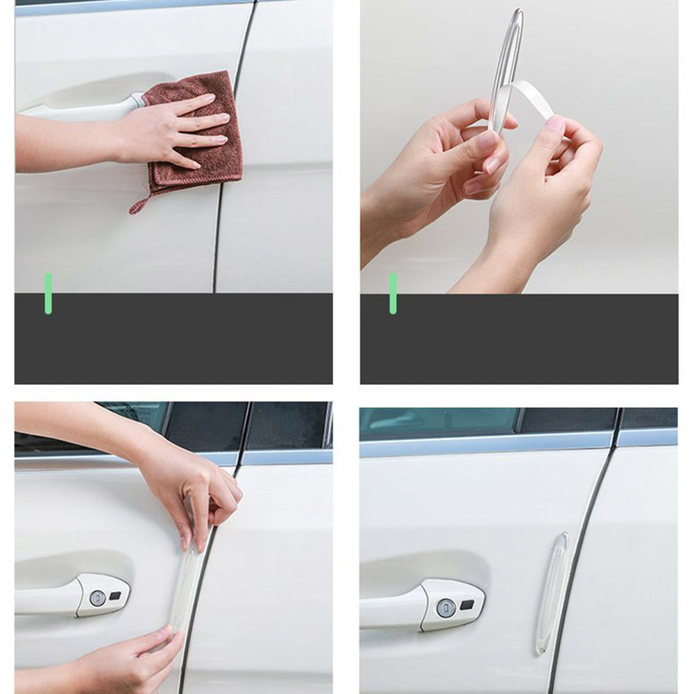 Gadget Baseus (set de 4) Airbag Bumper Strip (CRFZT-A02), TPU, for Car Door Protection, Transparent