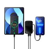 Baterie externa Baseus Qpow Pro (PPQD020001), Lightning, Type-C, USB, 20W, 10000mAh, Cable Type-C, Lightning, 3A, Negru