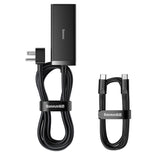 Incarcator Baseus /Powerstrip (PSZM000201), Type-C Cable Included, 2 x AC, 2 x USB, 2 x Type-C, 100W, Negru