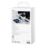 Incarcator Baseus /Powerstrip (PSZM000201), Type-C Cable Included, 2 x AC, 2 x USB, 2 x Type-C, 100W, Negru