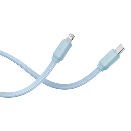 Baterie externa Baseus Qpow Pro+ (P10055003313-00), Lightning, 2x Type-C, USB, 22.5W, 10000mAh, Cable Type-C, 30cm, Albastru