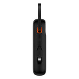 Baterie externa Baseus Qpow Pro+ (P10055002113-00), Lightning, 2x Type-C, USB, 22.5W, 20000mAh, Cable Type-C, 30cm, Negru