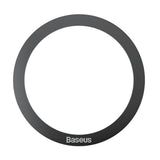 Suport Baseus (set de 2) Metal Ring Magnetic Series (PCCH000001), Universal Phone Ring for Samsung, iPhone, Negru