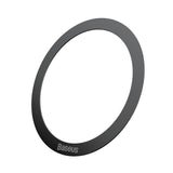 Suport Baseus (set de 2) Metal Ring Magnetic Series (PCCH000001), Universal Phone Ring for Samsung, iPhone, Negru