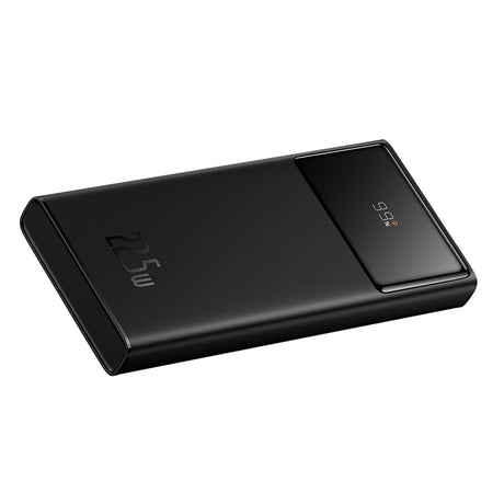 Baterie externa Baseus Star-Lord (PPXJ100001), 2x USB, Type-C, Micro-USB, 22.5W, 10000mAh, Cable Type-C, 3A, 30cm, Negru