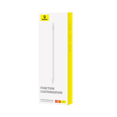 Stylus Baseus Stylus Pen Smooth Writing 2 (P80015805211-00), Active, Wireless Charging, Detachable Tip, 130mAh, for iPad, Alb