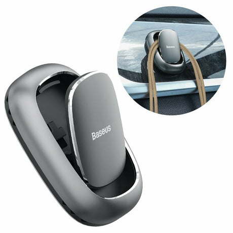 Gadget Baseus (set de 2) Car Organizer Beetle (ACGGJK-0G), for Saving Space, Multifunctional, Universal, Gri Inchis