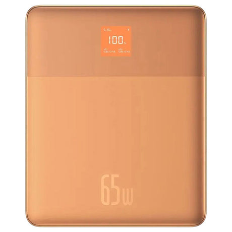 Baterie externa Baseus Blade (P10063801733-00), 2x Type-C, 65W, 12000mAh, Digital Display, with Cable USB-C, Portocaliu