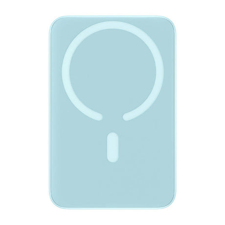 Baterie externa Baseus Magnetic Mini (PPCX110103), USB-C, MagSafe, 10000mAh, 20W, with Cable Type-C, 3A, 30cm, Bleu