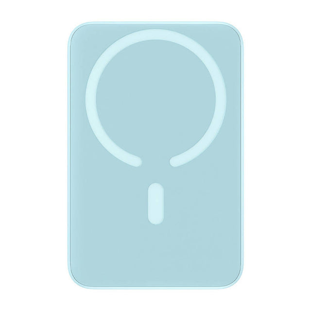 Baterie externa Baseus Magnetic Mini (PPCX110103), USB-C, MagSafe, 10000mAh, 20W, with Cable Type-C, 3A, 30cm, Bleu