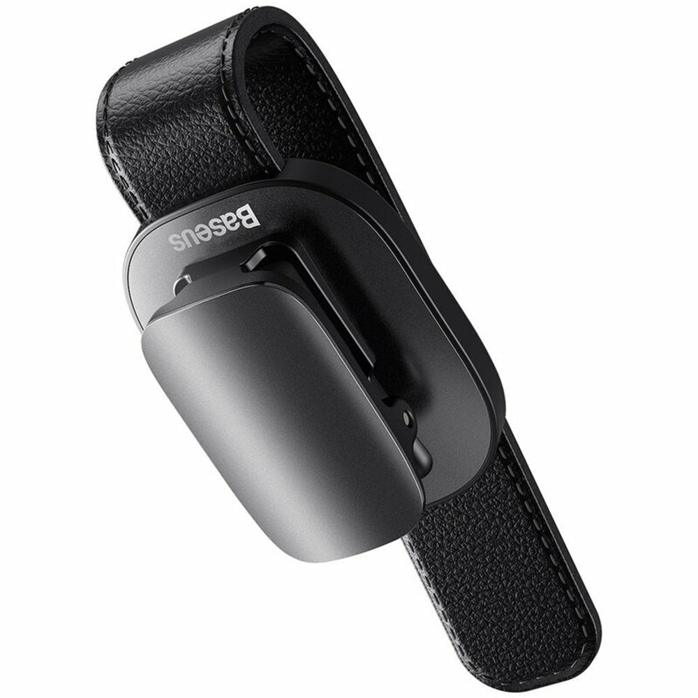Gadget Baseus Car Organizer Platinum Vehicle (ACYJN-B01), for Glasses, Clamping Type, Negru