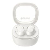 Casti Baseus Bowie WM02 (NGTW370202), Bluetooth 5.3, TWS, In-Ear, with Microphone, Crem Y White
