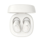 Casti Baseus Bowie WM02 (NGTW370202), Bluetooth 5.3, TWS, In-Ear, with Microphone, Crem Y White