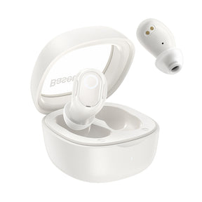 Casti Baseus Bowie WM02 (NGTW370202), Bluetooth 5.3, TWS, In-Ear, with Microphone, Crem Y White