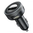 Gadget Baseus FM Modulator and Car Charger Enjoy (CCLH-01), USB-A, 3.4A with LED Display, Negru
