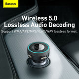 Gadget Baseus FM Modulator and Car Charger Enjoy (CCLH-01), USB-A, 3.4A with LED Display, Negru