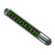 Gadget Yesido Parking Number (C88), for Dashboard, Number Hiding, Fluorescent Digits, Weather-Resistant, 3M Adhesive, Negru