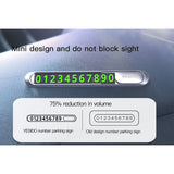 Gadget Yesido Parking Number (C88), for Dashboard, Number Hiding, Fluorescent Digits, Weather-Resistant, 3M Adhesive, Negru
