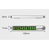 Gadget Yesido Parking Number (C88), for Dashboard, Number Hiding, Fluorescent Digits, Weather-Resistant, 3M Adhesive, Negru
