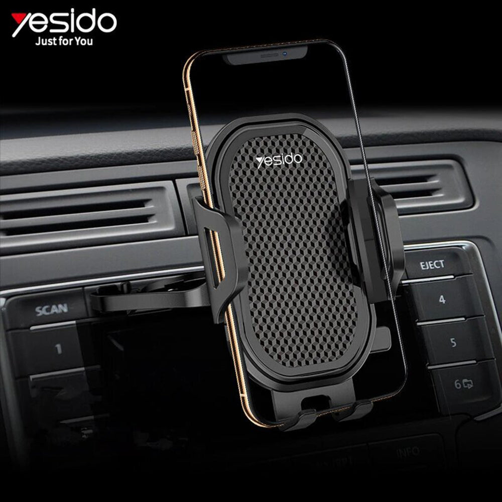Suport Auto Yesido (C84), Prindere CD Slot, Negru