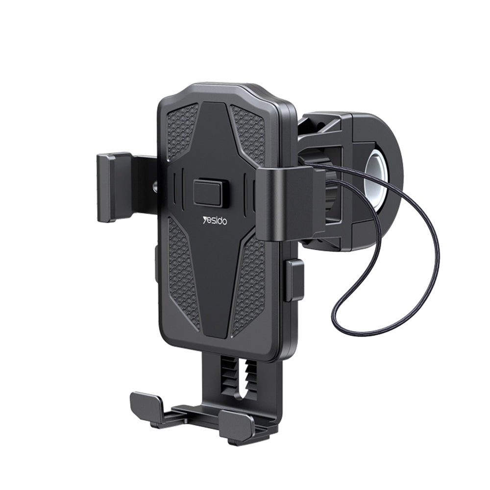 Suport Yesido Bike (C94), Automatic Grip, Front Straps, Negru