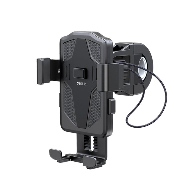 Suport Yesido Bike (C94), Automatic Grip, Front Straps, Negru