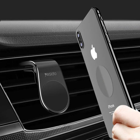 Suport Yesido (C64), Magnetic Grip for Air Vent, Negru
