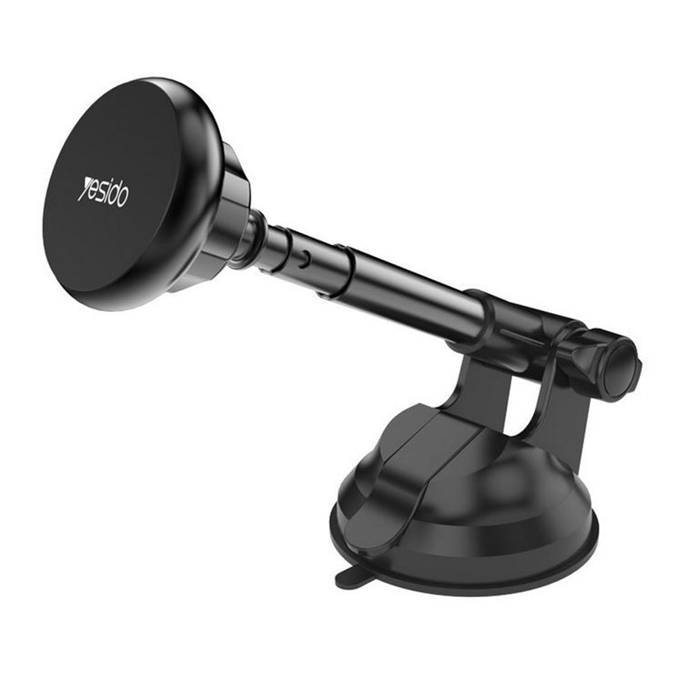 Suport Yesido (C41), Extendable Arm, 360° Rotation Angle, for Dashboard, Windshield, Negru