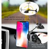 Suport Yesido (C40), Extendable Arm for Dashboard, Windshield, Negru