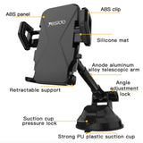 Suport Yesido (C40), Extendable Arm for Dashboard, Windshield, Negru