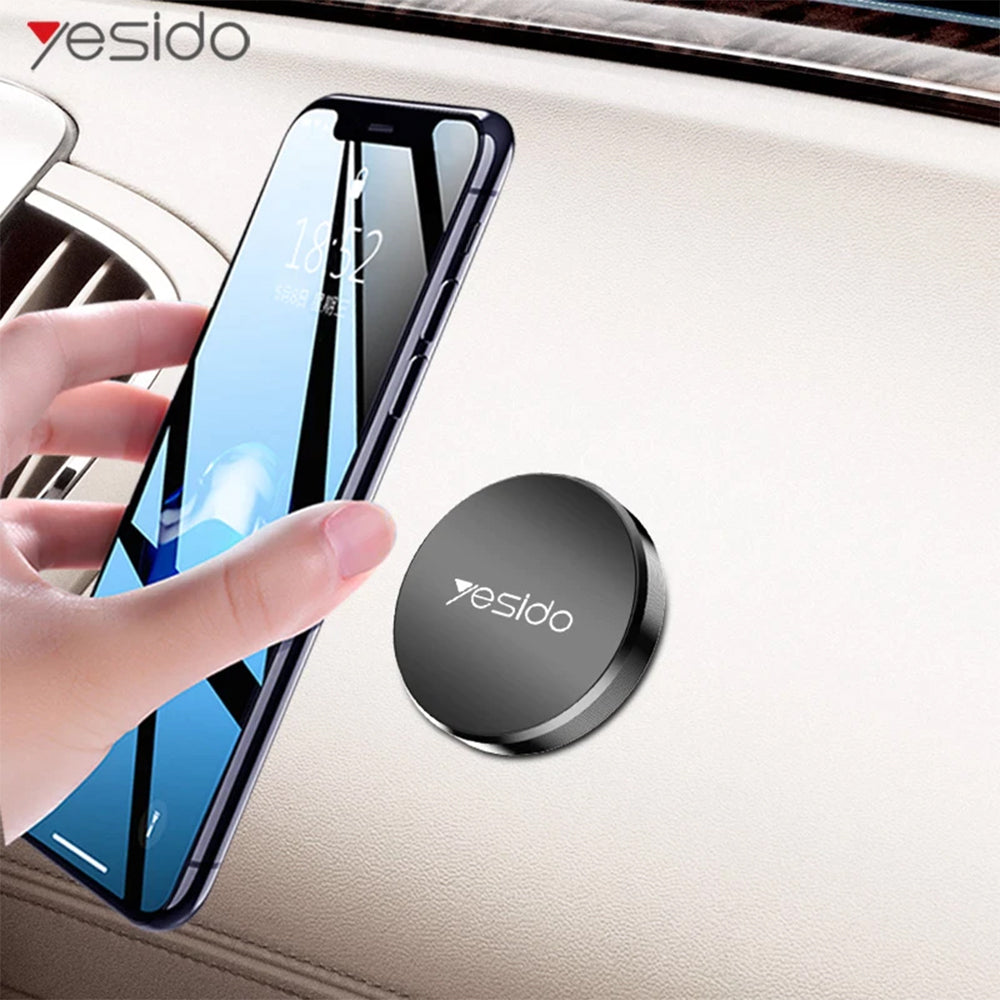 Suport Yesido (C38), Magnetic Grip for Dashboard, Negru