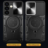 Husa de protectie Techsuit CamGuard Pro compatibil cu Samsung Galaxy S24 FE, Albastru